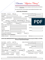 Formulario de Datos Personales