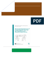 Personal Experiences of Psychological Therapy For Psychosis and Related Experiences 1st Edition Peter Taylor (Editor)