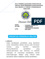 Jurnal Pembelajaranku - Pengantar Pendidikan Anak Berkebutuhan Khusus