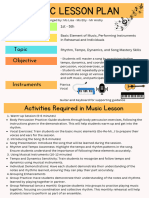 Music Lesson Plan July - December 2024