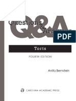 Questions Answers Torts (Anita Bernstein)