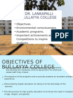 Dr. Lankapalli Bullayya College