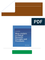 Immediate Download Meta Analysis in Clinical Research Principles and Procedures Anoop Kumar Ebooks 2024