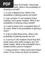 Test 1 Probability