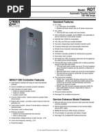 Kohler RDT ATS Datasheet