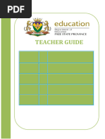 Grade 8 Informal Activities For Algebraic Expressions Teacher Guide