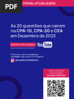 1702490619751as 20 Questoes Que Cairam Na CPA-10 CPA-20 e CEA em Dezembro de 2023 Live