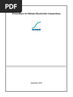 Procedure To Obtain Electricity Connection Sep-2020