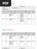 Risk Assessment