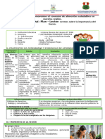 Sesión Plan Lector Importancia Del Huevo 05.09.24