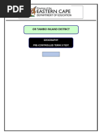 Geography Grade 11 (Marking Guide) Pre-Controlled Term 3 2022 - 220830 - 121307