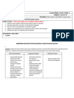 Spanish Cycle 1 Semester 1 2024