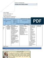 Sesión de Aprendizaje