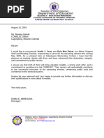 Letter To Comelec