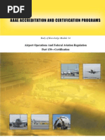 Airport Operations and Federal Aviation Regulation Part 139-Certification