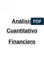 Resumen Analisis Cuantitativo Financiero