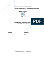 Comprensión de Signos, Códigos y Funciones Del Lenguaje