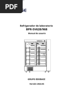 Manual de Operador Refrigerador Biobase - En.es