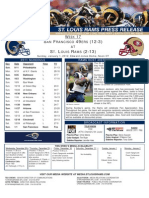 Week 17 Rams vs. 49ers