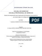 Criterios de Interpretación para La Aplicación de La Eutanasia Como Derecho A Una Muerte Digna en El Código Pena