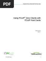 Using PCoIP Zero Clients With PCoIP Host Cards