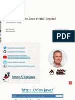 From Java 11 To 17 and Beyond