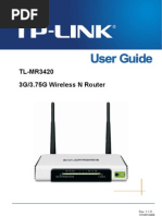 TL-MR3420 User Guide