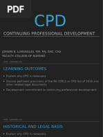 CPD For Nurses and Legal Basis