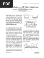 Anlysis of U Girder Bridge Decks