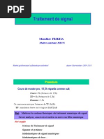 Chap1 - TS: Cours Traitement de Signal - Isecs