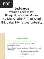 Damped Harmonic Motion - DHM - B