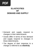 Ae 1QTR PPT9 Elasticities of Demand and Supply