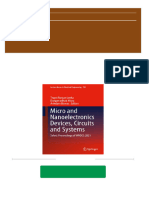 Micro and Nanoelectronics Devices Circuits and Systems Select Proceedings of MNDCS 2021 1st Edition Trupti Ranjan Lenka