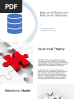 Relational Theory and Relational Databases