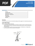 Cutter Blade Reference Guide