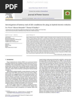 Investigation of Battery End-Of-Life Conditions For Plug-In Hybrid Electric Vehicles