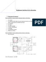 Règlement Intérieur de La Colocation Site Internet