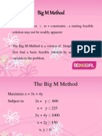 Big M Method