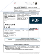 Sesion de Contaminacion Ambiental