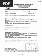 Math - Sec 1 - SA 2 - 2021 - Presbyterian High