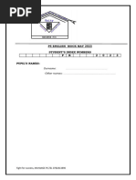 p6 English Mock, May 2023 - 073602