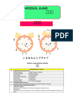 Modul Ajar Bahasa Jepang Jikan