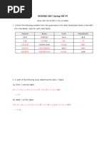 (EE303 (B) ) HW1 - Solution