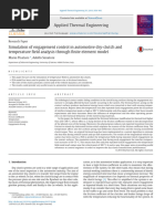 Simulation of Engagement Control in Automotive Dry-Clutch and Temperature Field Analysis Through Finite Element Model