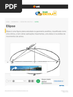 Elipse (Matemática) - o Que É, Elementos, Equação - Brasil Escola