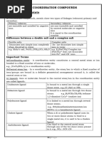 Coordination Compounds Class 12 Notes