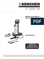 Manual Karcher K 395 M