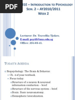 Lecture 2 - Biopsych