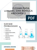 Materi 1 - GABUNG GANGGUAN DINIDING ABDOMEN, JEJENUM, KOLON