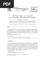 Chromatic Classes of 2 Connected N N 4 Graphs With at - 2004 - Discrete Mathe